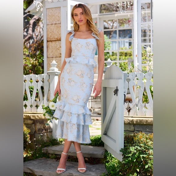 V. CHAPMAN The Violet Dress - Picture 1 of 16